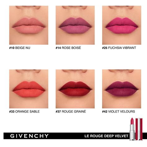 givenchy 11 9试色|givenchy le rouge matte.